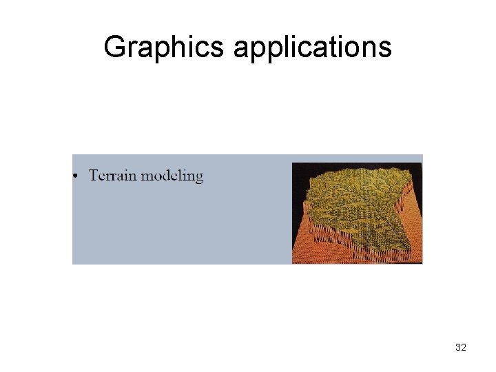 Graphics applications 32 