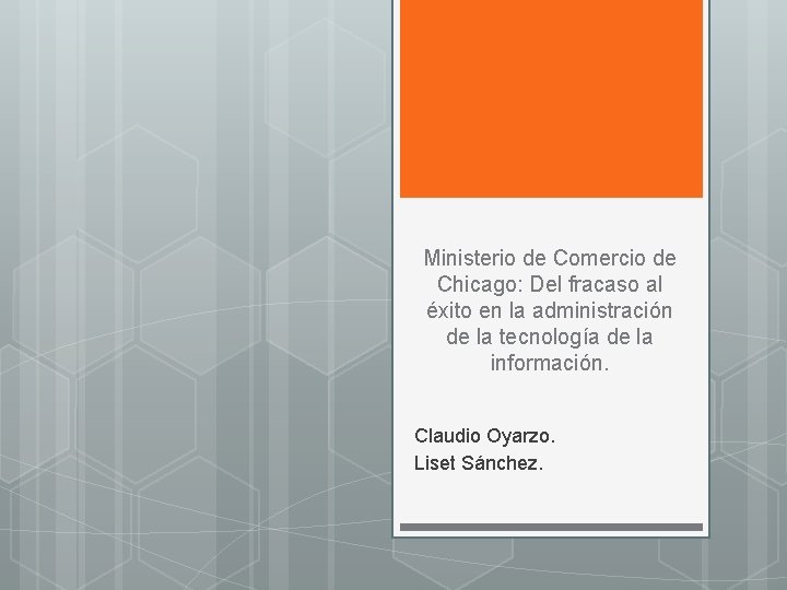 Ministerio de Comercio de Chicago: Del fracaso al éxito en la administración de la Ministerio de Comercio de Chicago: Del fracaso al éxito en la administración de la
