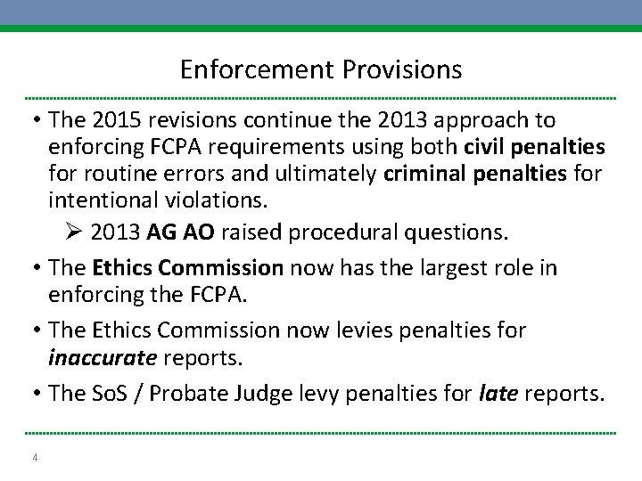 Alabama FCPA Update Association of County Commissions of