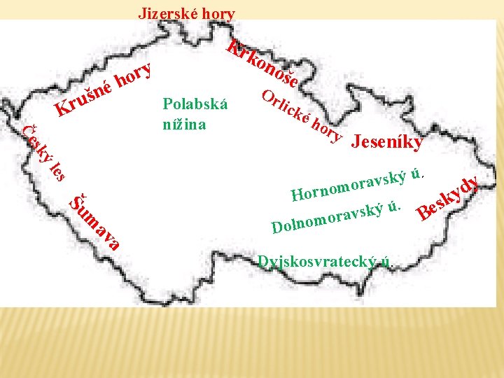 Jizerské hory y r o éh n š u Kr Kr ko no še