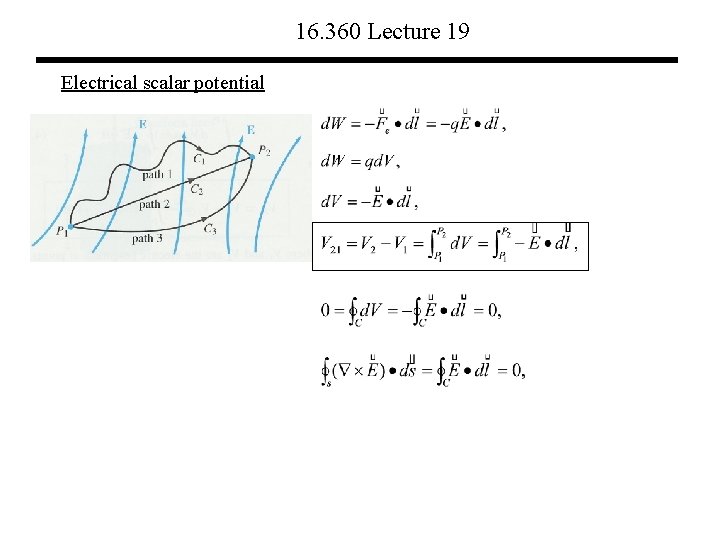 16. 360 Lecture 19 Electrical scalar potential 