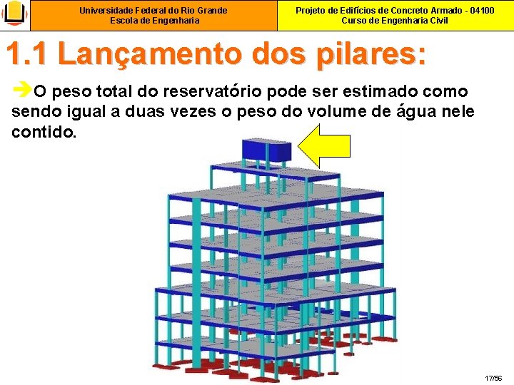 Universidade Federal do Rio Grande Escola de Engenharia Projeto de Edifícios de Concreto Armado