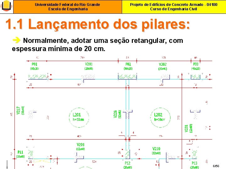 Universidade Federal do Rio Grande Escola de Engenharia Projeto de Edifícios de Concreto Armado