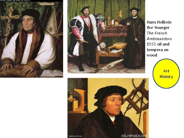 Hans Holbein the Younger The French Ambassadors 1533 oil and tempera on wood Art