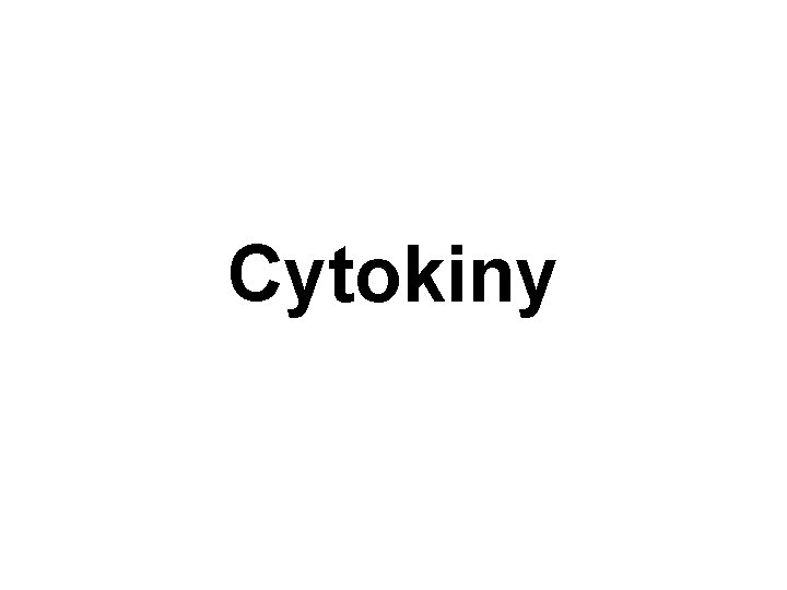 Cytokiny 