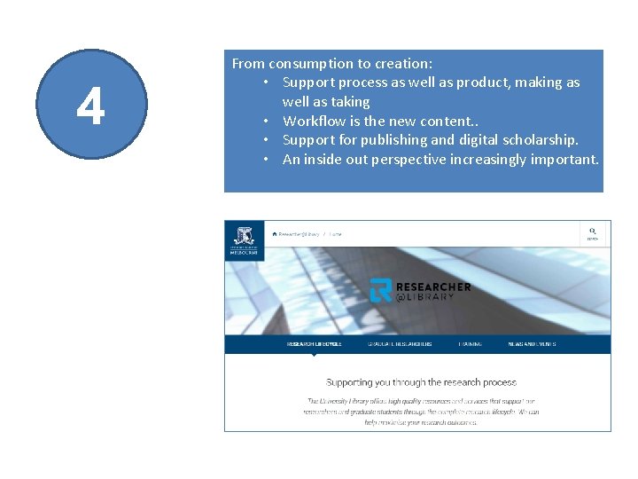 4 From consumption to creation: • Support process as well as product, making as 4 From consumption to creation: • Support process as well as product, making as