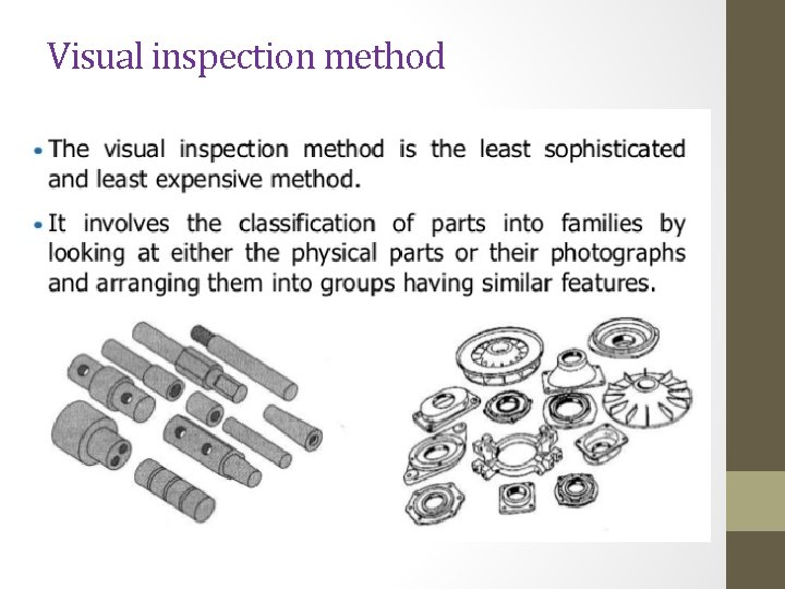 Visual inspection method 