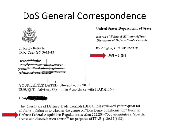 Do. S General Correspondence 