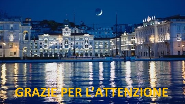 GRAZIE PER L’ATTENZIONE GRAZIE PER L’ATTENZIONE