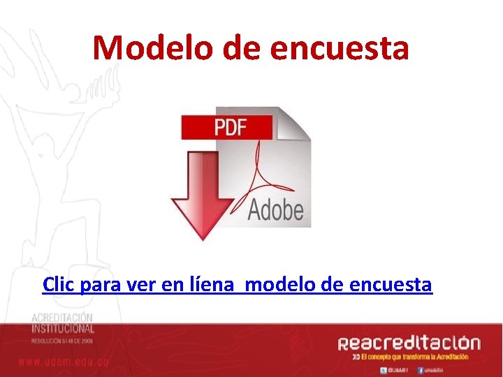 Modelo de encuesta Clic para ver en líena modelo de encuesta 