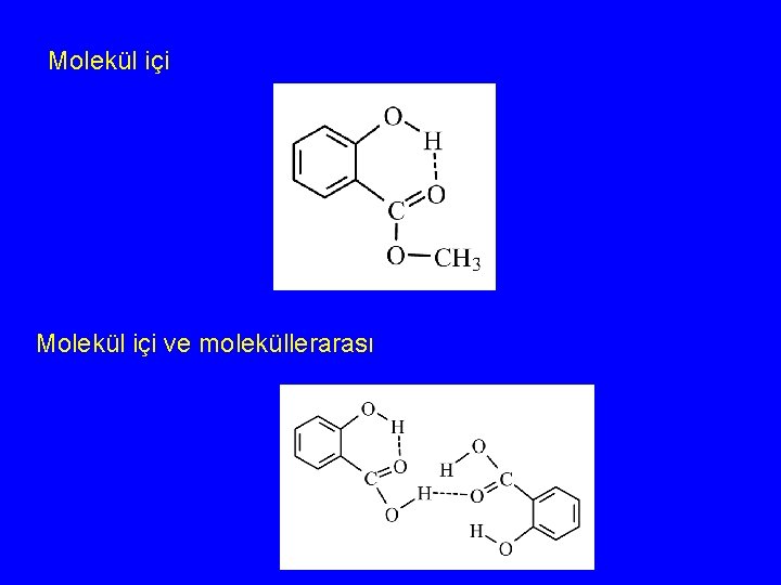 Molekül içi ve moleküllerarası 