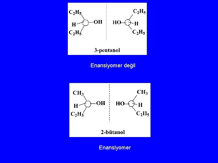 Enansiyomer değil Enansiyomer 