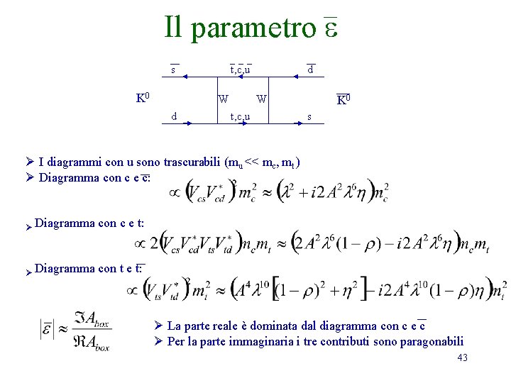 Il parametro e s K 0 t, c, u W d d W t, Il parametro e s K 0 t, c, u W d d W t,