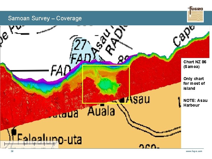 Samoan Survey – Coverage Chart NZ 86 (Samoa) Only chart for most of island