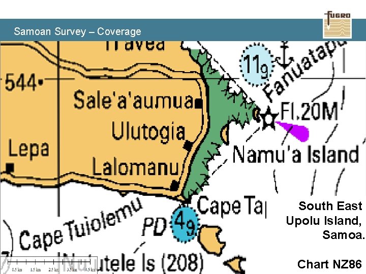 Samoan Survey – Coverage South East Upolu Island, Samoa. 33 Chart NZ 86 www.