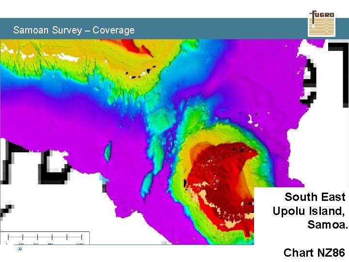 Samoan Survey – Coverage South East Upolu Island, Samoa. 39 Chart NZ 86 www.