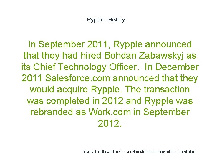Rypple - History In September 2011, Rypple announced that they had hired Bohdan Zabawskyj