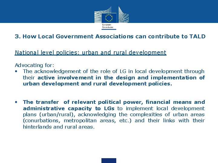The Role Of Local Government Associations Within The