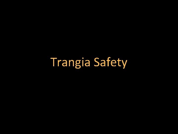 Trangia Safety 