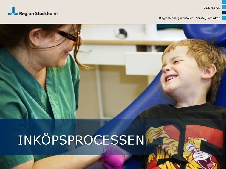 2020 -11 -27 Regionledningskontoret - Strategiskt inköp INKÖPSPROCESSEN 