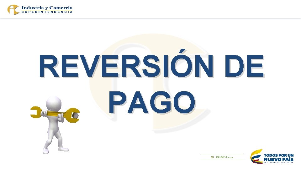 REVERSIÓN DE PAGO 