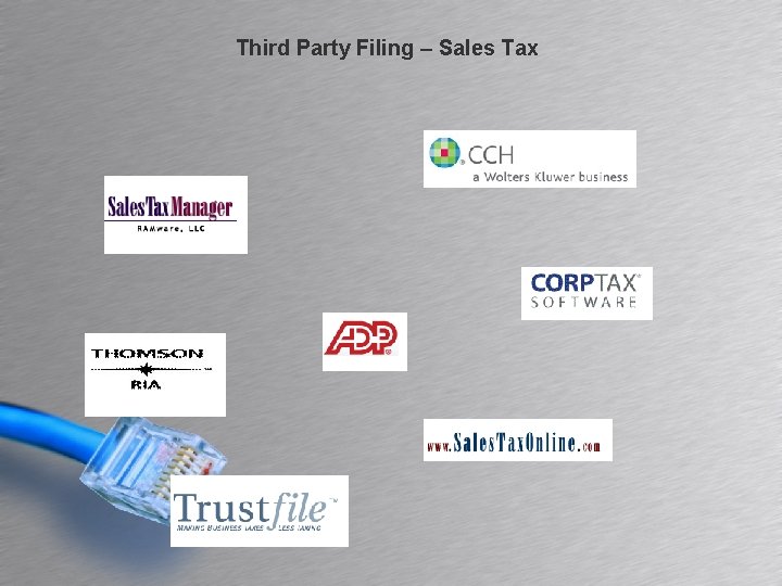 Third Party Filing – Sales Tax 