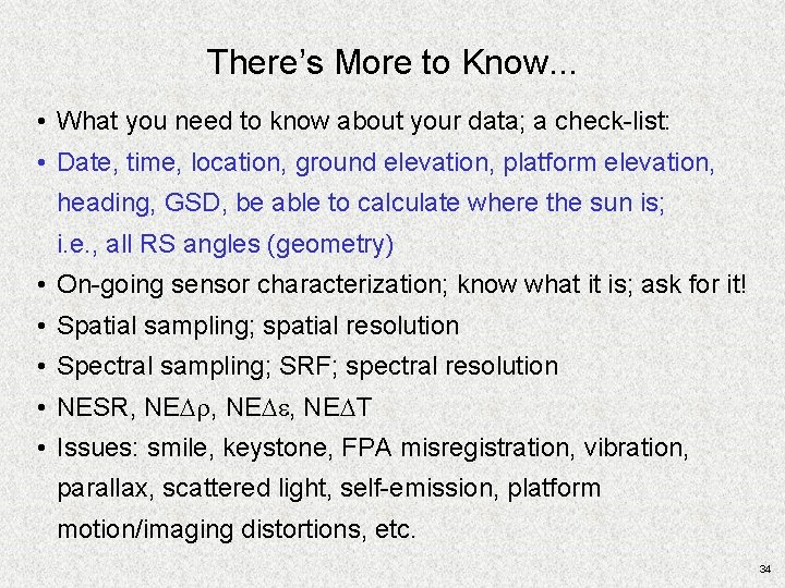 There’s More to Know. . . • What you need to know about your There’s More to Know. . . • What you need to know about your