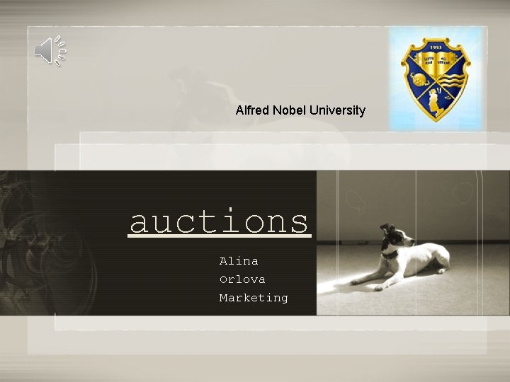 Alfred Nobel University auctions Alina Orlova Marketing 