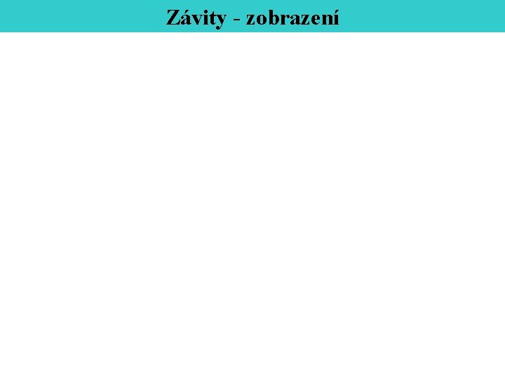 Závity - zobrazení 