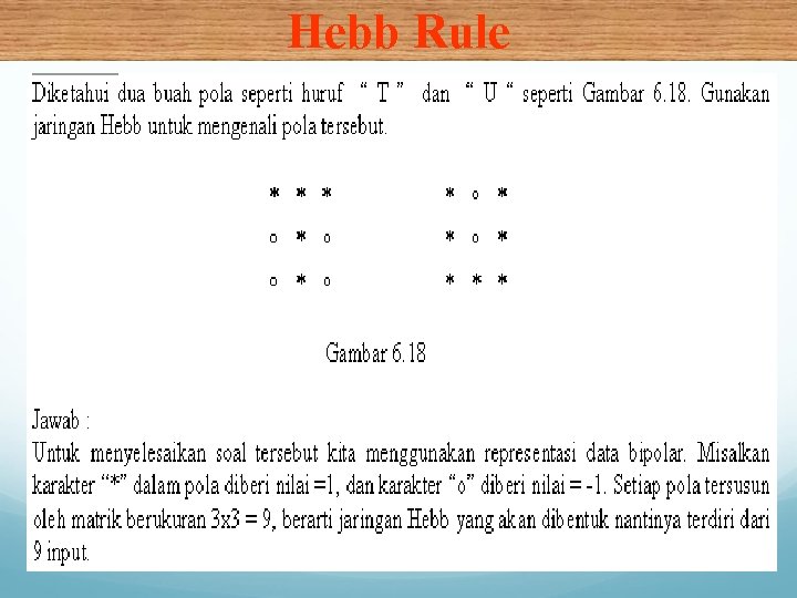 Hebb Rule 