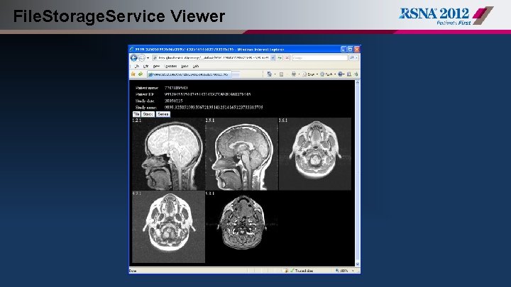 File. Storage. Service Viewer 