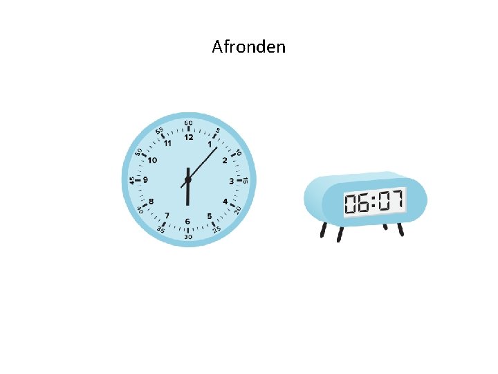 Afronden 