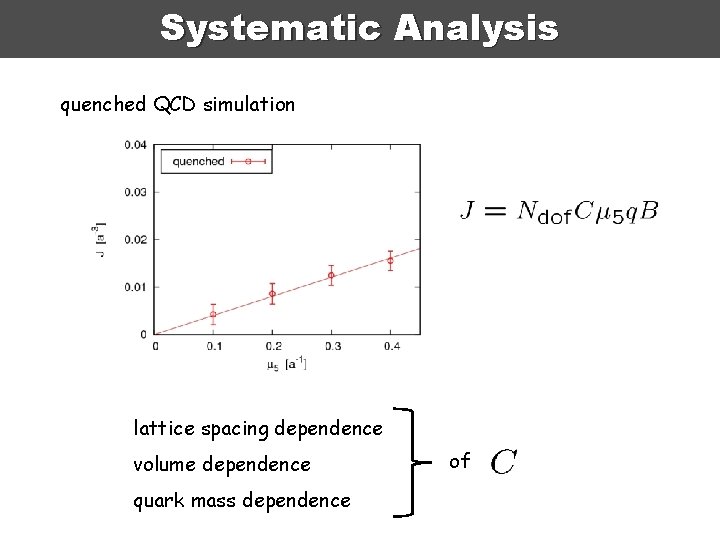 Systematic Analysis quenched QCD simulation lattice spacing dependence volume dependence quark mass dependence of