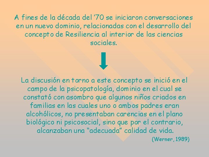 A fines de la década del ’ 70 se iniciaron conversaciones en un nuevo A fines de la década del ’ 70 se iniciaron conversaciones en un nuevo