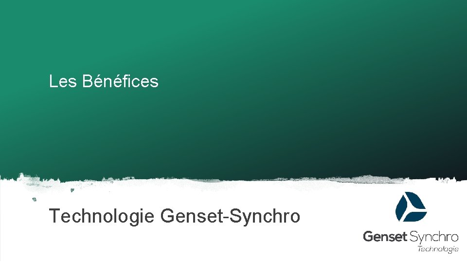 Les Bénéfices Technologie Genset-Synchro 