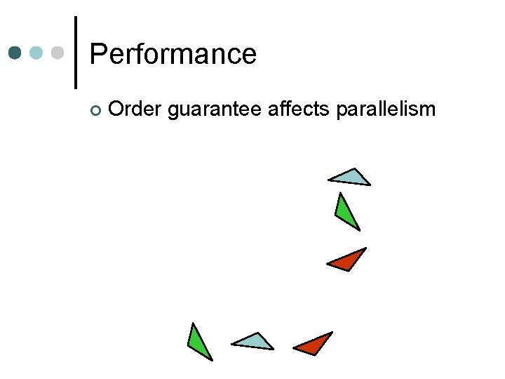 Performance Order guarantee affects parallelism 
