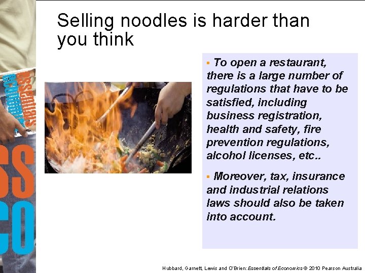 Selling noodles is harder than you think To open a restaurant, there is a