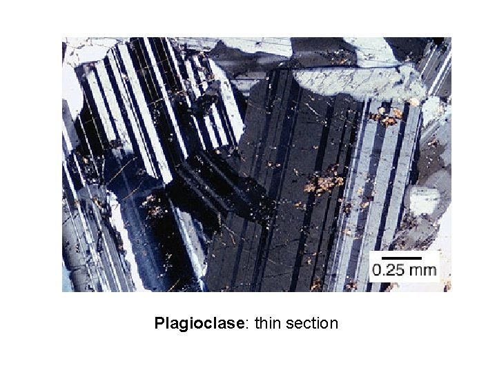 Plagioclase: thin section 