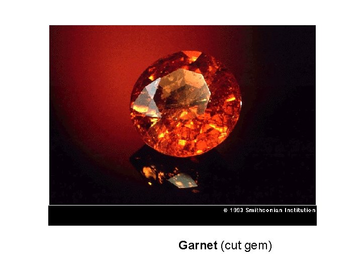 Garnet (cut gem) 