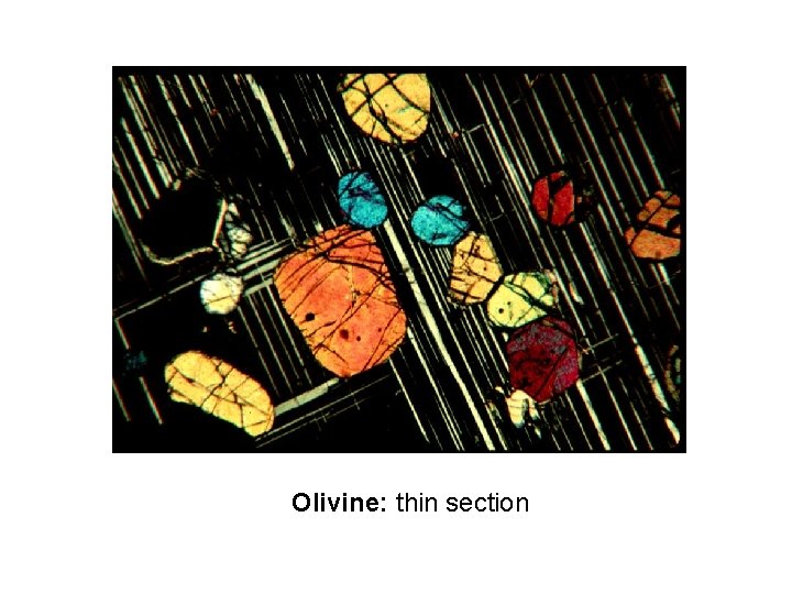 Olivine: thin section 