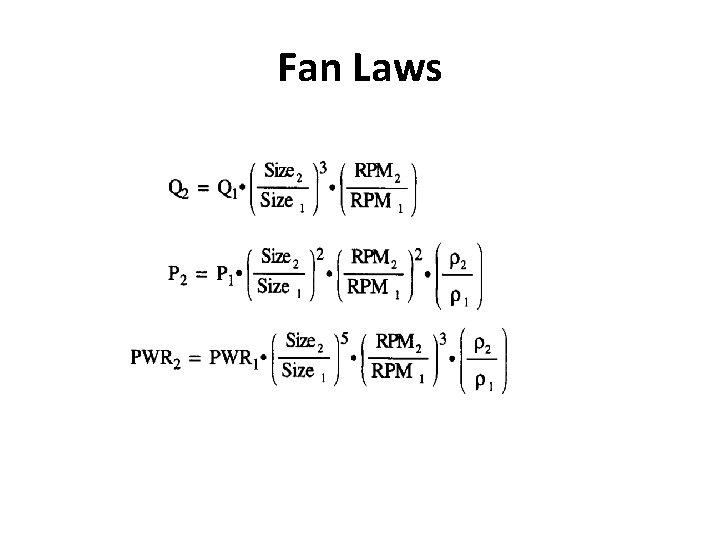 Fan Laws 