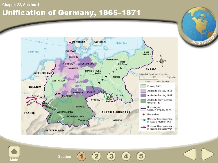 Chapter 23, Section 1 Unification of Germany, 1865– 1871 