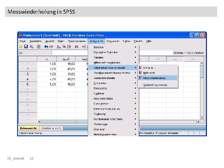 Messwiederholung in SPSS 08_anova 4 16 