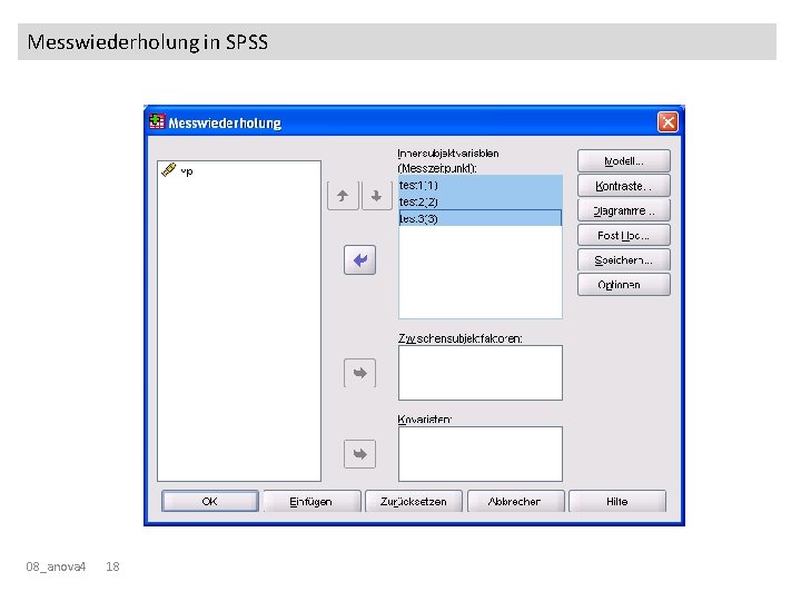 Messwiederholung in SPSS 08_anova 4 18 