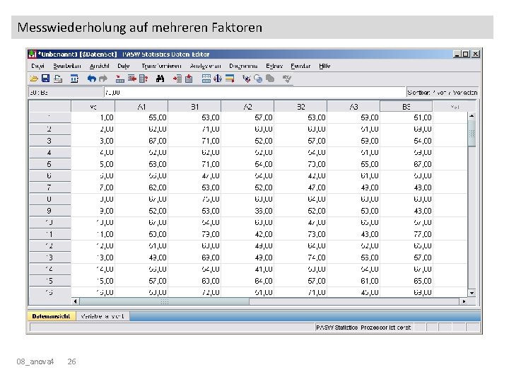 Messwiederholung auf mehreren Faktoren 08_anova 4 26 