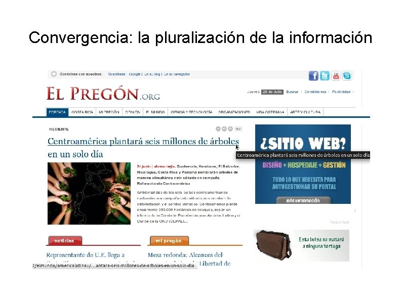 Convergencia: la pluralización de la información 