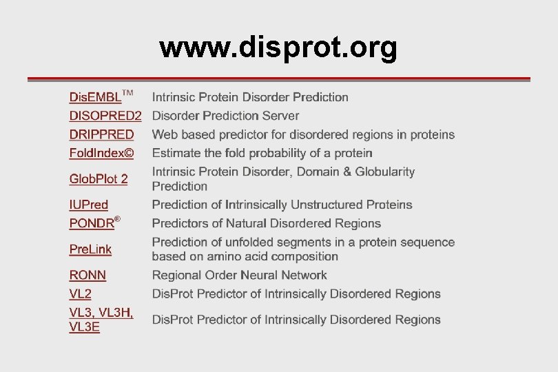 www. disprot. org 