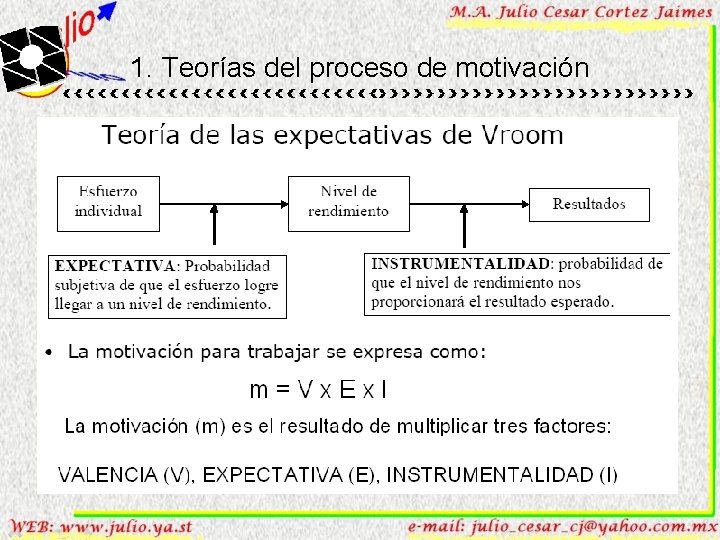 1. Teorías del proceso de motivación 