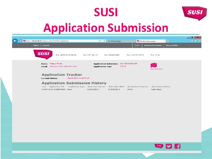 SUSI Application Submission 