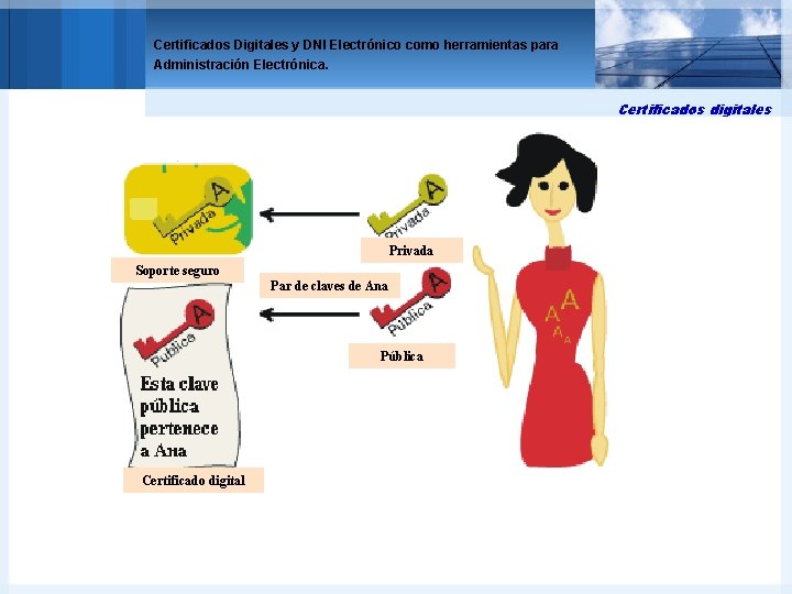 Certificados Digitales y DNI Electrónico como herramientas para Administración Electrónica. Certificados digitales Privada Soporte